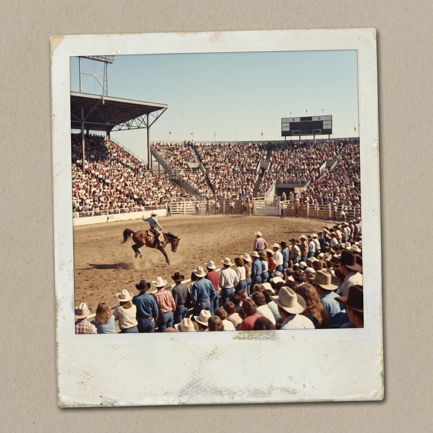 Rodeo scene